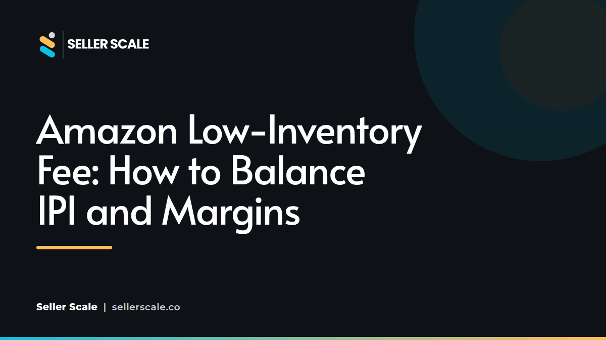 A warehouse manager analyzing Amazon FBA inventory levels on a tablet to avoid low-inventory surcharges.